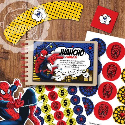 KIT IMPRIMIBLE SPIDERMAN