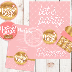 Kit imprimible Despedida de soltera | PDF editable - comprar online