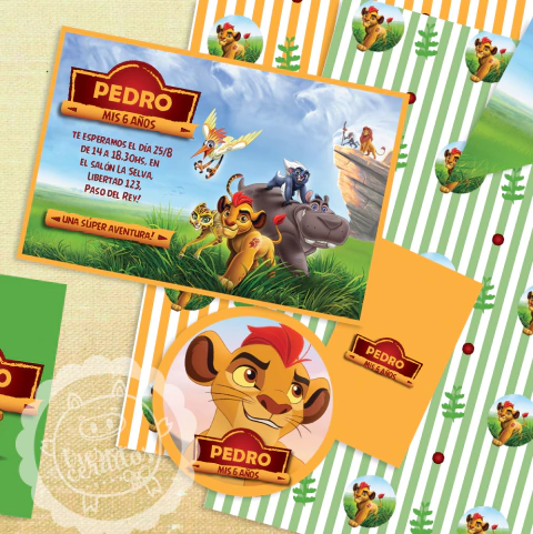 Kit imprimible La guardia del León