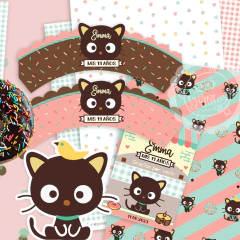 Kit imprimible Chococat Kitty | PDF editable en internet