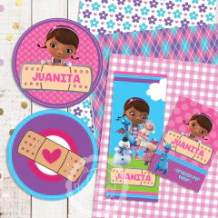 Kit imprimible Dra Juguetes | PDF editable en internet