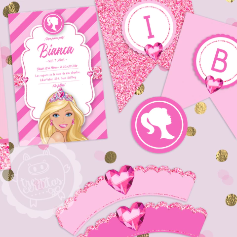 Kit imprimible Barbie Fashion