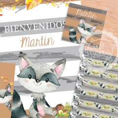 Kit imprimible mapache bosque en internet