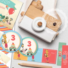 Kit imprimible Minimalitos PakaPaka en internet