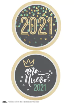 KIT IMPRIMIBLE AÑO NUEVO - comprar online