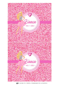 Kit imprimible Barbie Fashion - loja online