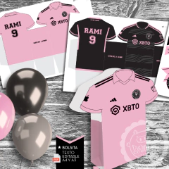 Bolsita Camiseta MESSI INTER elegir color / A4 y A3