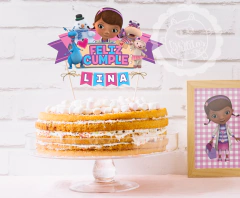 Doctora Juguetes Topper de torta / Listo para imprimir!