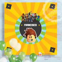 Roblox | Banner 120x120cm | PDF textos editables