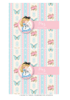Kit imprimible Alicia en acuarelas - Tres Cerditos Kits Imprimibles