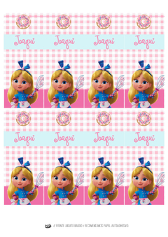 Imagen de Kit imprimible La maravillosa pastelería de Alicia | PDF editable