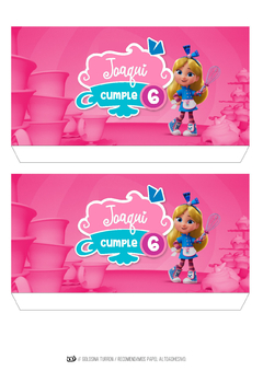 Kit imprimible La maravillosa pastelería de Alicia | PDF editable - comprar online