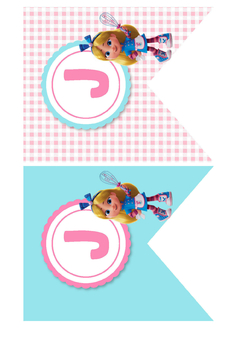 Imagen de Kit imprimible La maravillosa pastelería de Alicia | PDF editable