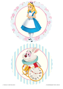 KIT IMPRIMIBLE ALICIA DISNEY