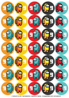 Kit imprimible Among Us, imprimible impostor, tripulante, pdf Among us. - comprar online