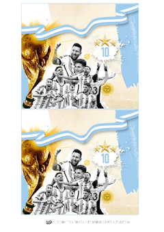 KIT IMPRIMIBLE Argentina Tri Campeón - online store