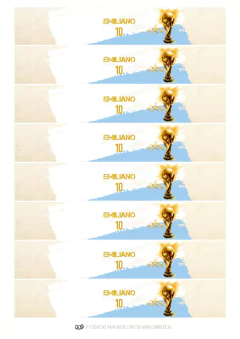 KIT IMPRIMIBLE Argentina Tri Campeón en internet