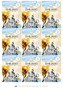 KIT IMPRIMIBLE Argentina Tri Campeón - online store