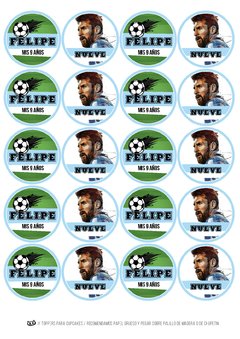 KIT IMPRIMIBLE ARGENTINA FUTBOL - Tres Cerditos Kits Imprimibles
