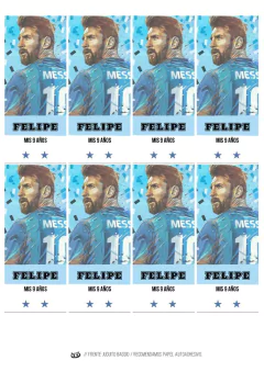 KIT IMPRIMIBLE ARGENTINA FUTBOL - comprar online