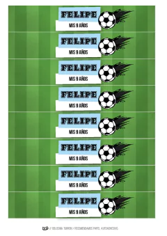 KIT IMPRIMIBLE ARGENTINA FUTBOL - Tres Cerditos Kits Imprimibles