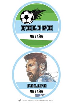 KIT IMPRIMIBLE ARGENTINA FUTBOL - comprar online