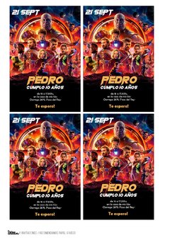 KIT IMPRIMIBLE AVENGERS - comprar online