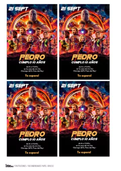 KIT IMPRIMIBLE AVENGERS - comprar online