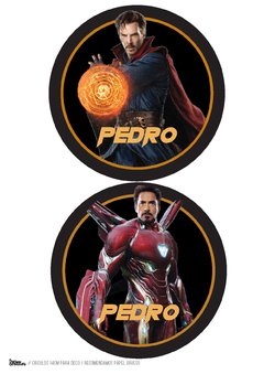 KIT IMPRIMIBLE AVENGERS en internet