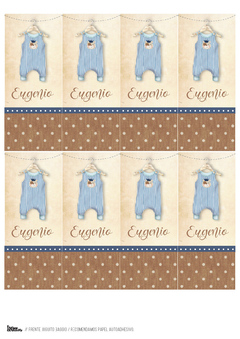 KIT IMPRIMIBLE BABY SHOWER BOY