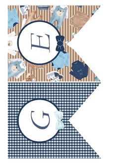 KIT IMPRIMIBLE BABY SHOWER BOY - Tres Cerditos Kits Imprimibles