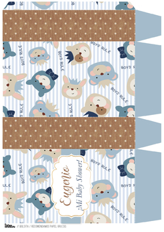 KIT IMPRIMIBLE BABY SHOWER BOY