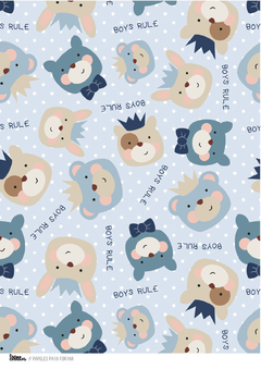 KIT IMPRIMIBLE BABY SHOWER BOY - Tres Cerditos Kits Imprimibles