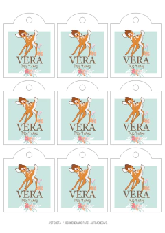 Kit imprimible Bambi - Tres Cerditos Kits Imprimibles