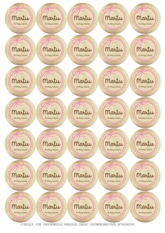 Kit imprimible Osita bebé rosa - comprar online