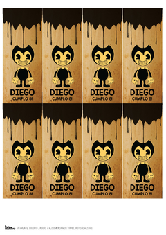 Kit imprimible Bendy - tienda online