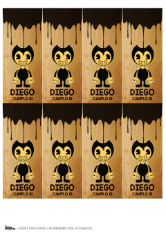 Kit imprimible Bendy - online store
