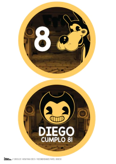 Image of Kit imprimible Bendy