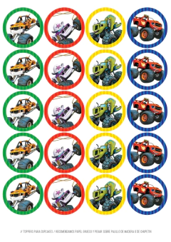 Kit imprimible Blaze and the Monster Machine - tienda online