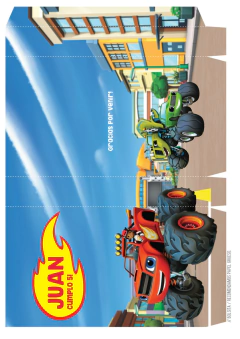 Kit imprimible Blaze and the Monster Machine