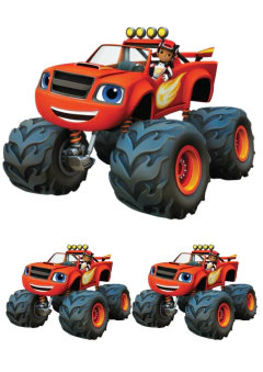 Kit imprimible Blaze and the Monster Machine en internet