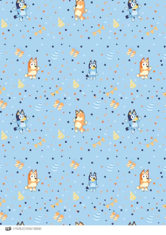 Kit imprimible Bluey varón en celeste - tienda online