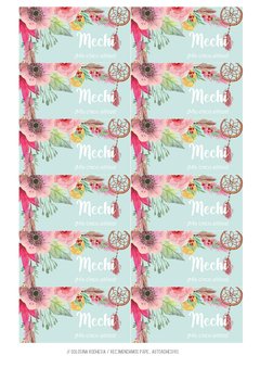 Imagen de KIT IMPRIMIBLE BOHO CHIC TIPI