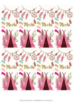 KIT IMPRIMIBLE BOHO CHIC TIPI