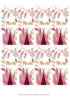 KIT IMPRIMIBLE BOHO CHIC TIPI
