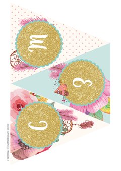 KIT IMPRIMIBLE BOHO CHIC TIPI en internet