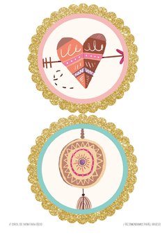 KIT IMPRIMIBLE BOHO CHIC TIPI - tienda online