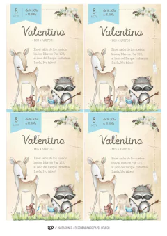 KIT IMPRIMIBLE BOSQUE NENE - comprar online
