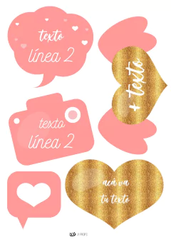 Imagem do Kit imprimible Despedida de soltera | PDF editable