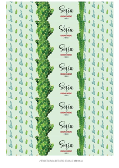 Kit imprimible Cactus para nena - comprar online